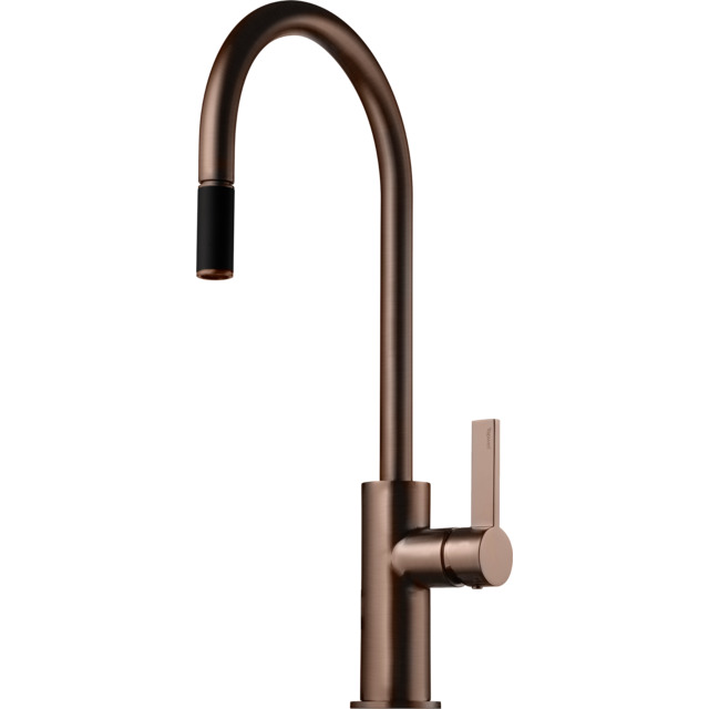 KÖKSBLANDARE ARM185 UTDRAGBAR UTDRAGBAR PIP BRONZE | Beijerbygg Byggmaterial